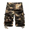 Pantaloncini da uomo Nuovi pantaloncini cargo da uomo Top Design Camouflage Esercito militare Pantaloncini cachi Homme Capispalla estivo Hip Hop Casual Cargo Camo Pantaloncini da uomo T230502