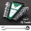 Moersleutel conjunto de chave de catraca, 72 dentes, ferramenta manual, conjunto de chave de soquete, chave de torque universal, ferramentas de reparo de carro 819mm