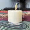 Scented Candle LED Tea Light Candles Battery Operated Warm White Flameless Window Pillar Candle Bluk with Dancing Flickering Bulb for Chris Z0418