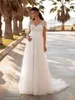 Party Dresses Bohemian Wedding Dresses for Pregnant Womens V-neck Short Sleeves Simple Tulle A Line Sequin Pregnancy Brides Dress Cheap 2021 T230502