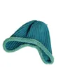 Cappelli Berretti Cappellino per bambini in stile occidentale per bambini coreani Cappellino caldo lavorato a maglia per ragazzi e ragazze Paraorecchie semplici in bava