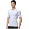 Herren-T-Shirts 2023 Sommer-Fitness-Kleidung Herren-Sport-PRO-Strumpfhose Laufen im Freien Basketball-Übung Kurzarm-Schnelltrocknendes Hemd