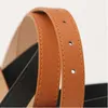 Other Fashion Accessories 2023 Women Belts New PU Leather Simple Metal Buckle Belt Girls Dress Jean Pants Waistband Belts for Lady Luxury Designer Brand J230502