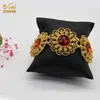 Collier boucles d'oreilles ensemble Indan plaqué or pour les femmes bijoux africains cadeaux de fête de mariage de luxe Dubai Bracelet anneaux