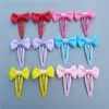 Acessórios para o cabelo Barretas coloridas para meninas boutique Boutique Baws Ribbon Hairpins Hairgrip Crianças fofas em vendas