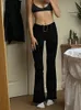 Capris Heyoungirl Push Up Skinny Black Pants svasati Casuali Summer Straight Women Fashion degli anni '90 Jogger estetico degli anni '90