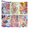 Stitch Ever Moment Diamond Painting Girl Cartoon 3D Résine à la main Full Square Drill Gift Mosaic Broiderie Décoration de chambre à coucher ASF2132