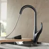 Robinets de cuisine mitigeur extractible trou de robinet pivotant à 360 degrés et mélangeur d'eau froide