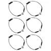 Bracelets porte-bonheur 6 Pcs Perles Bracelet Stretch Baseball Football Garçons Couple Tressé Enfants Amitié