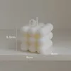 Ароматизированная свеча в стиле стиль пузырьки кубики свеча для ручной работы ароматизированная свеча ароматерапе
