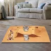 Repellents Cat Agility Training Cushion Kitten Bite filt Pad utarbetad Tillverkning Långvarig Felt Tyg Pet Play Mat