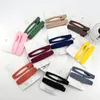 Hair Accessories Korean Fashion Girls MaColor Hairclips Set With Alligator Clip Colorful Hollow Out Strong Barrettes 1Set