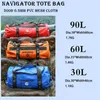 Pacotes de mochila 30L 60L 90L Capacidade de grande capacidade a montante a montante de mochila à prova d'água Drifting saco de mão -de -obra para caminhada para camping saco de fitness saco de fitness j230502