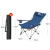 Camp Furniture Outdoor Garden Reclining Chair Portable Lightweight Fishing Camping Director Backrest Beach Convenient Relaxing Folding