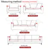 Stoelbedekkingen Stretch Sofa Cover Slipcovers Elastische All-inclusive Couch Case voor verschillende vorm Loveseat L-stijl 230428
