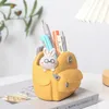 Vazen Creative Animal Resin Handmade Flower Pot Succulenten Planter Container Rabbit Schooltas Decoratieve desktop Student Opslagpen 230428