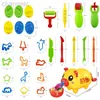 Clay Dough Modeling 26-teiliges Set DIY Plastilinform Zubehör Play Tool Kit Kunststoffmesser Kinder Lernspielzeug