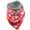 Scarves Valentine's Day Love Women Warm Fashion Print Button Soft Wrap Casual Shawls Retro Female Thick