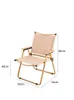 Camp Furniture Nordic Folding Chair Outdoor Beach Armchair Portable Camping Barbecue Picnic Leisure Fishing
