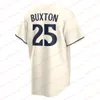 Baseballtröjor 25 Byron Buxton Jersey Carlos Correa Luis Arraez Jose Miranda Jorge Polanco Max Kepler Royce Lewis Jhoan Duran Joe Ryan Joey Gallo Vazquez Joe Maue