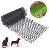 Cages Garden Cat Scat Mats Anti Aat Mat Prickle Strips Net Network Spikes Prevent Cat Dog Digging Climbing Trees Cat Skewer Mesh Fence