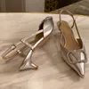 2023 cristal chaussures à talons hauts talons chaussures de mariage sandales haut de gamme Cendrillon mariée strass perle mode féminine grande taille petite taille 35-40 -480