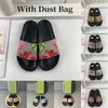 Toz çantası kadın tasarımcı terlik erkek slayt erkekler baskı platformu kauçuk katırlar sandaletler yaz lüks sandal plaj bayanlar moda kadınlar açık nedensel terlik