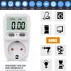 Voltage Meters 230V EU 50Hz Digital LCD Power Wattmeter Socket Wattage Kwh Energy Measuring Outlet Analyzer 230428