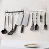 Ganci semplici e moderni senza chiodi per montaggio a parete in filo metallico per cucina, camera da letto, ingresso, bagno, utensili, gancio