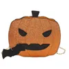 Korthållare Halloween Devil Pumpkin Shaped Fashion Female Fanny Crossbody Handbag Wild Fantastisk axelväska med kedjebandhandväskor