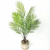 Decorative Flowers Big Size Artificial Plant Bamboo Palm 80Cm Real Touch Plastic Fake Flower For Wedding Decoration Home Garen Christmas