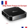 Android TV Box доставка из Франции X96 Mini S905W 2 ГБ 16 ГБ Lan Tra Smart 4K 2,4G Wi-Fi медиаплеер Прямая доставка электроника спутниковая антенна Dhrym