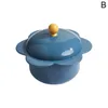Miski miski z makaronem Piękny kształt słonecznika Duże stalowe narzędzia krawędzi kuchenki pojemność nierdzewna pogłębiona J1N0