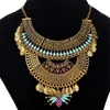 Tour de cou Vintage déclaration collier pendentif couleur or exagérer géométrie pièce bijoux africains pour femmes collier Maxi