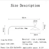 Wall Lamp Modern Fashion Creative Long Arm Optional Decorative Light Bedroom Living Room Reading LED With Bulb Indoor