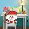 Fundas para sillas, funda trasera, cómodo asiento suave para el hogar, Navidad, dormitorio, comedor, sillón, decoración, muñeco de nieve