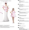 Sukienki na imprezę Seksowne luksus 2022 Powitań goście ślub ślubny kołnierz koronkowy aplikacja ślubna suknia ślubna Sukienka bez rękawów 2022 Wspaniały B T230502