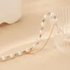 Ketten Ailodo Asymmetrische Imitationsperle Langkettige Halskette Für Frauen Elegante Party Hochzeit Modeschmuck Mädchen Geschenk 2023