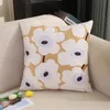 Velvet Pillow Case inset style checkerboard plaid bedside soft bag cushion waist pillow backrest sofa pillowcase cover