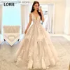 Robes de soirée robes de mariée princesse élégantes 2021 col en V appliques dentelle longueur de plancher tulle robe de mariée sur mesure 2021 suknia slubna T230502