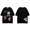 Camiseta Masculina Harajuku Oversized Y2K Streetwear Hip Hop Cartoon Graphic Print Tshirt 2023 Fashion Summer Casual Solto Top Shirts
