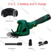 Scharen ET1007 Small Homeing Electric Hedge Trimmer 2.0AH充電式草のトリマーガーデン剪定せん断芝刈り機芝生トリマー