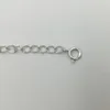 Chains Sinya Jewelry DIY Finding 925 Sterling Silver Extended 4.7cm 6cm Necklace Bracelet Chain Extender With Tag