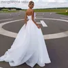 Party Dresses Sevintage 2021 Boho Wedding Dresses Sexy Backless Puff Sleeves Beach Bride Dress Organza Princess Wedding Gowns Plus Size T230502