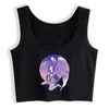 Damestanks Crop Top Pastel Goth Angel Horned Devil Anime Kawaii Girl Fashion Vintage Print Dames Tops Blusas Mujer de Moda 2023 Verano