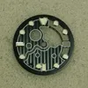 Kits de réparation de montres 28.5mm cadran creux C3 vert lumineux NH35 pour cadrans de mouvement NH36 NO S LOGO