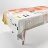 Tischtuch Farbe Art Tischdecke Schlafzimmer Europäische und amerikanische frische rechteckige Essabdeckung Manteles Nappe de