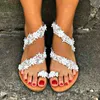 Sandaler Kvinnor Gladiator Rom Sandaler Böhmen Beach Shoes Comfort Plus Sandal Plus Size Finger Flat Wedges Outdoor Slippers Sandalia AA230502