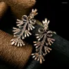 Backs Earrings Bulk Price Latest Handcraft Gold Color Crystal Earring Big Jewelry Antique Long Cool Vintage For Women Masquerade