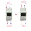 Energiemeters 80A DIN RAIL EEN FASE TWEE DRAAD LCD Digitale display stroomverbruik elektrische meter kWh AC 220V 230V 50Hz/60Hz 230428